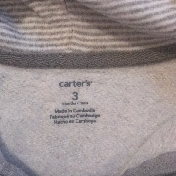 Carter’s Grey Onesie - Picture 5 of 5
